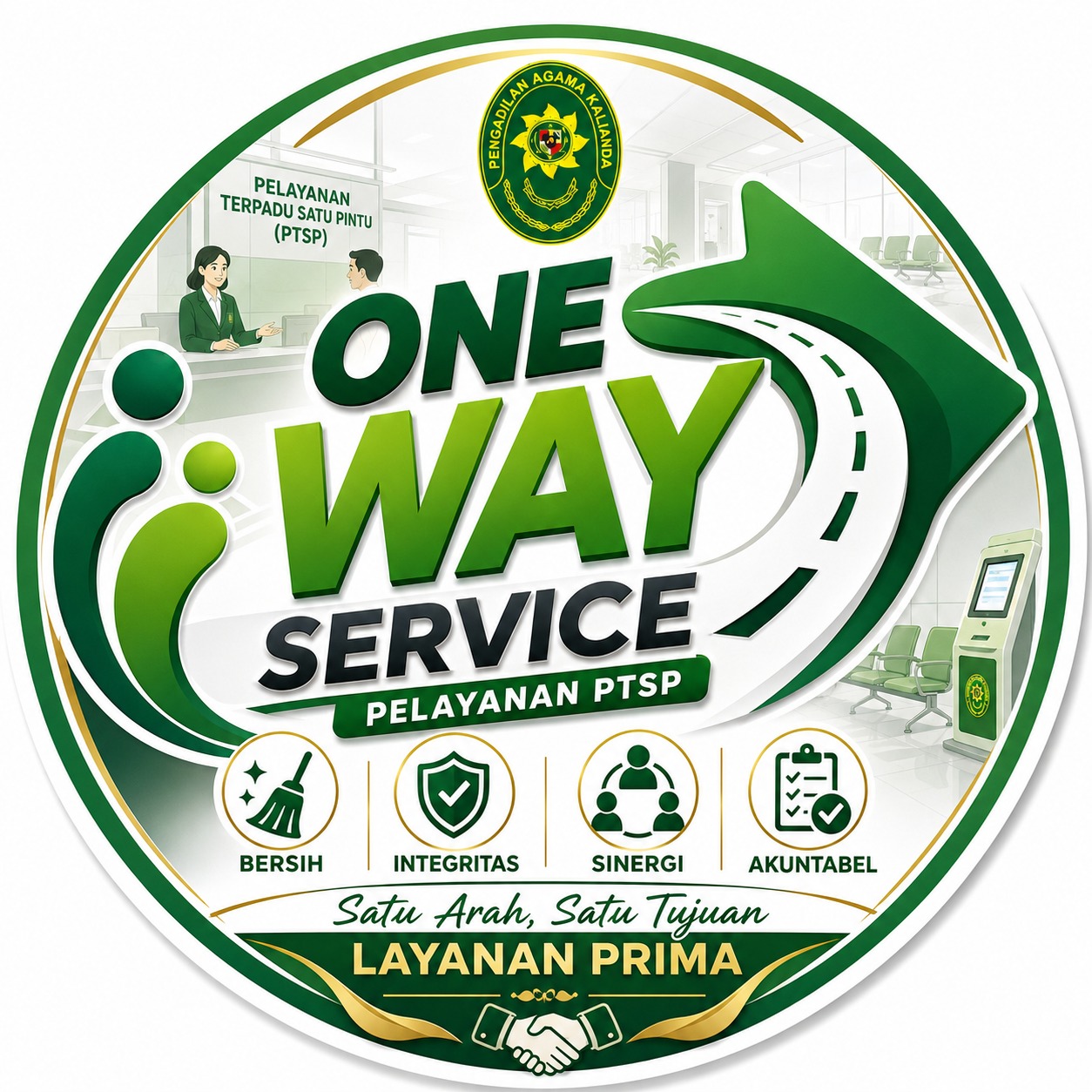 one way